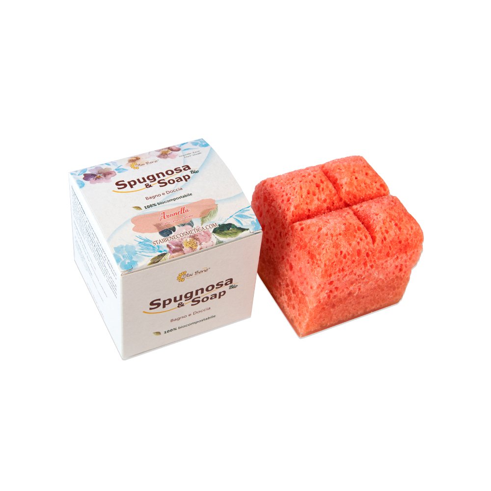 Spugnosa e Soap Aranella- detergente solido speziato agrumato
