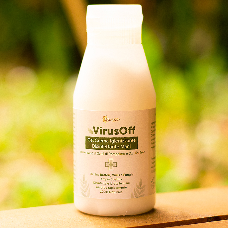 VirusOff – Gel Crema Igienizzante Disinfettante Mani