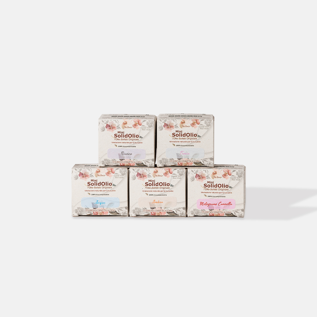 Pacchetto Risparmio 5 MINI SolidOlio 20 gr – mini Olio Solido